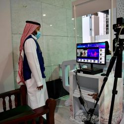 شؤون الحرمين تكثف جهودها لإزالة آثار الأمطار الغزيرة التي هطلت اليوم على المسجد الحرام