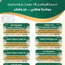 إسلامية جازان تنظم عدد من الكلمات الدعوية في مكافحة المخدرات والمؤثرات العقلية بصامطة