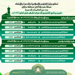 برنامج دعوي في الشريط الحدودي تقيمه إسلامية جازان