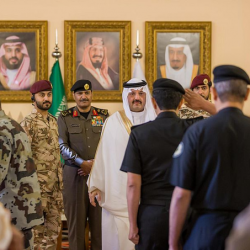 سمو أمير القصيم يستقبل المسؤولين وأهالي المنطقة المهنئين بعيد الفطر المبارك