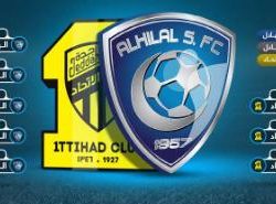 كلاسيكو الاتحاد والهلال9 ركلات جزاء و4 حالات طرد