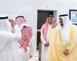 سمو أمير القصيم يستقبل مديري الإدارات الحكومية بالمنطقة ومنسوبي الإمارة والمواطنين المهنئين بعيد الأضحى