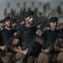 اليوم الوطني / مباني إمارات المناطق تكتسي اللون الأخضر ابتهاجًا باليوم الوطني الـ (92)