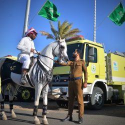 *فرع الرئاسة العامة لهيئة الأمر بالمعروف والنهي عن المنكر بمنطقة الجوف يشارك في فعاليات اليوم الوطني ٩٢