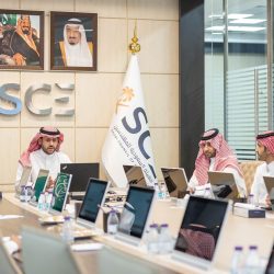 سمو أمير #القصيم يستقبل محافظ وأهالي الشماسية.