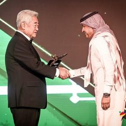 د.عبد الله بن احمد المغلوث عضو مجلس الاعمال السعودي البحريني في حفل سفارة مملكة البحرين لدى المملكة