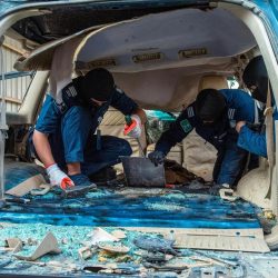 شرطة محافظة الليث تقبض على (3) أشخاص لترويجهم مادة الإمفيتامين المخدر