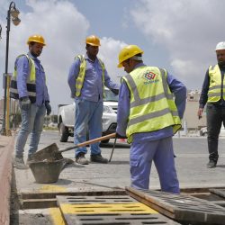 بدء الصيانة الدورية للكعبة المشرفة للحفاظ على العناصر المعمارية